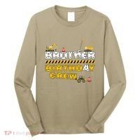 Brother Birthday Crew Construction Family Birthday Party Long Sleeve Shirt thumb 0