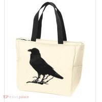 Beautiful Black Crow Raven Bird Silhouette Tote Bag thumb 3