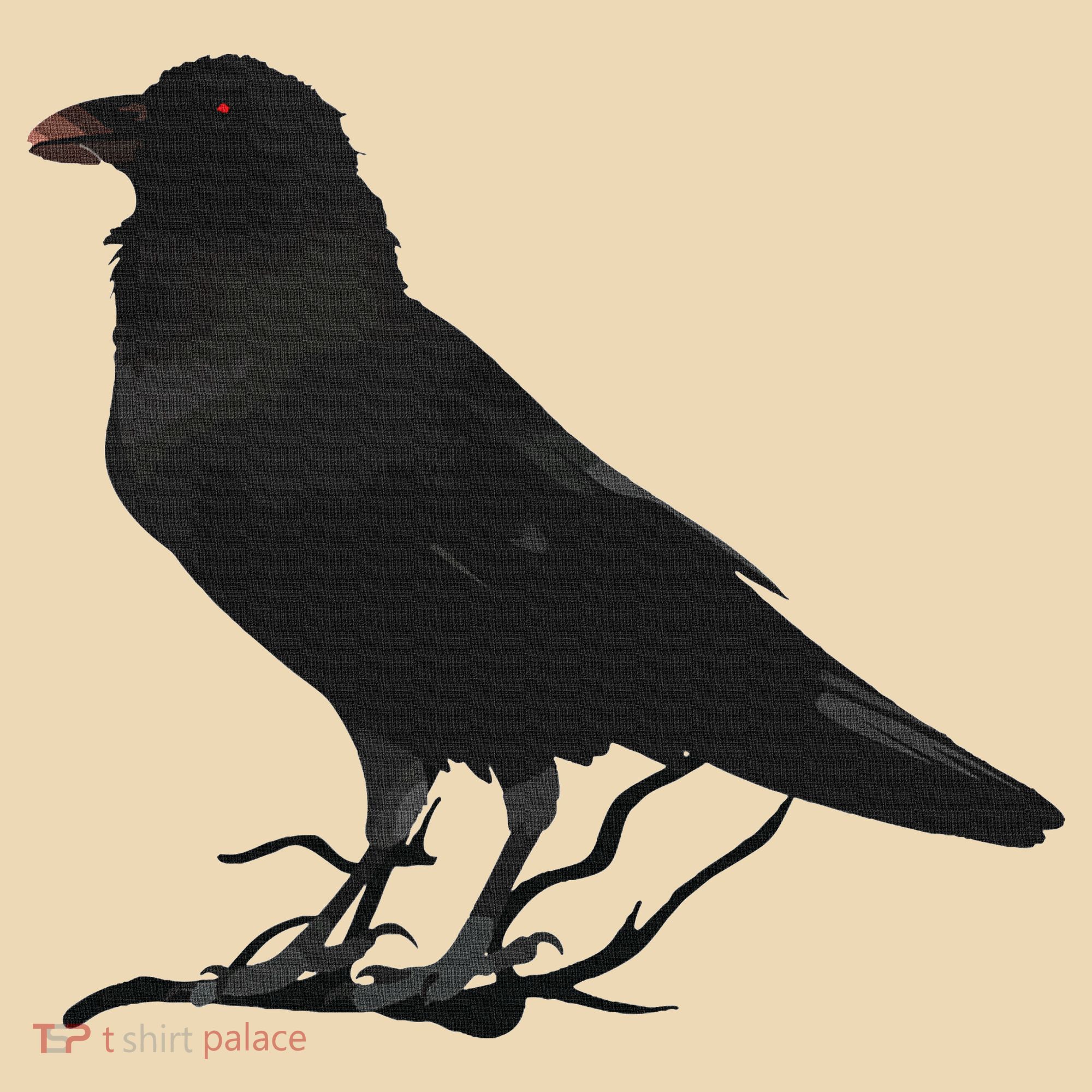Beautiful Black Crow Raven Bird Silhouette Tote Bag