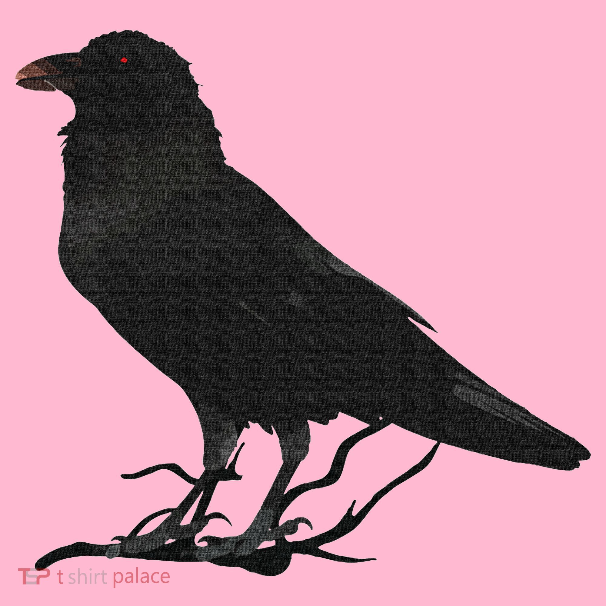 Beautiful Black Crow Raven Bird Silhouette Coaster
