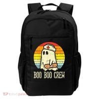 Boo Boo Crew Nurse Halloween Shirt For Nurses RN Ghost Women Backpack thumb 0