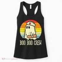 Boo Boo Crew Nurse Halloween Shirt For Nurses RN Ghost Women Women's Tank Top thumb 0