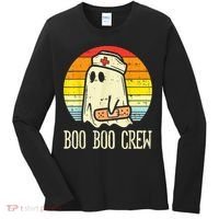 Boo Boo Crew Nurse Halloween Shirt For Nurses RN Ghost Women Women's Long Sleeve Shirt thumb 0