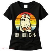 Boo Boo Crew Nurse Halloween Shirt For Nurses RN Ghost Women Women's T-Shirt thumb 0