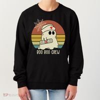 Boo Boo Crew Nurse Halloween Nurse Retro Women's Sweatshirt thumb 0