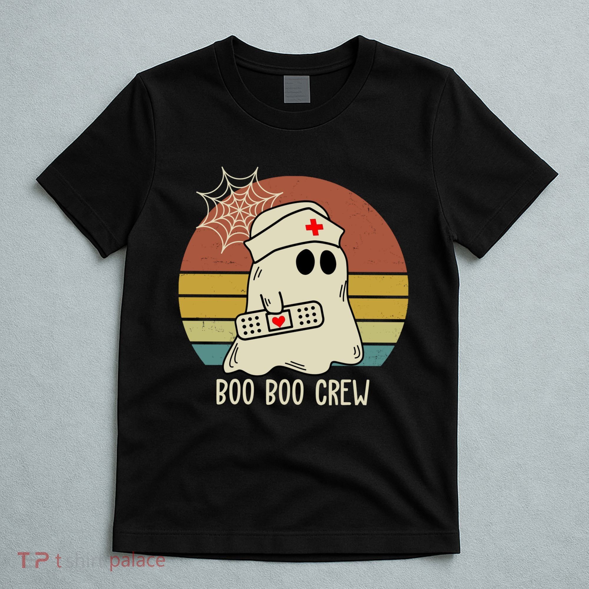 Boo Boo Crew Nurse Halloween Nurse Retro T-Shirt