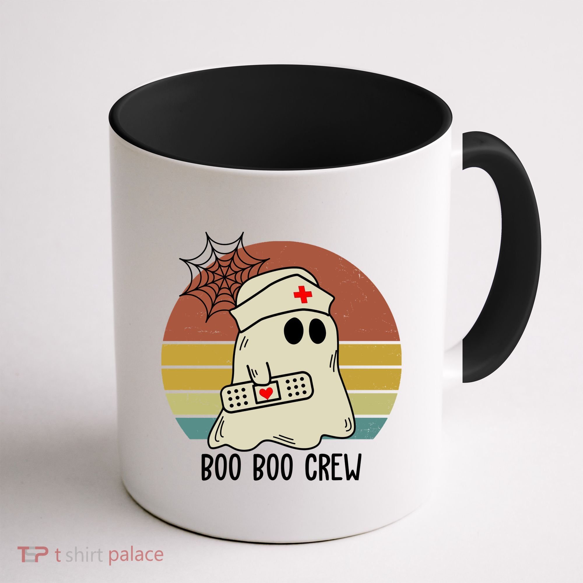 Boo Boo Crew Nurse Halloween Nurse Retro Coffee Mug