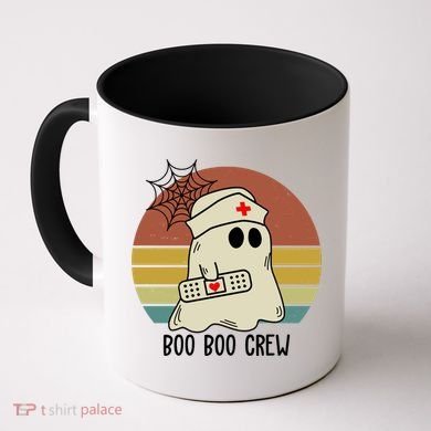 Boo Boo Crew Nurse Halloween Nurse Retro Coffee Mug