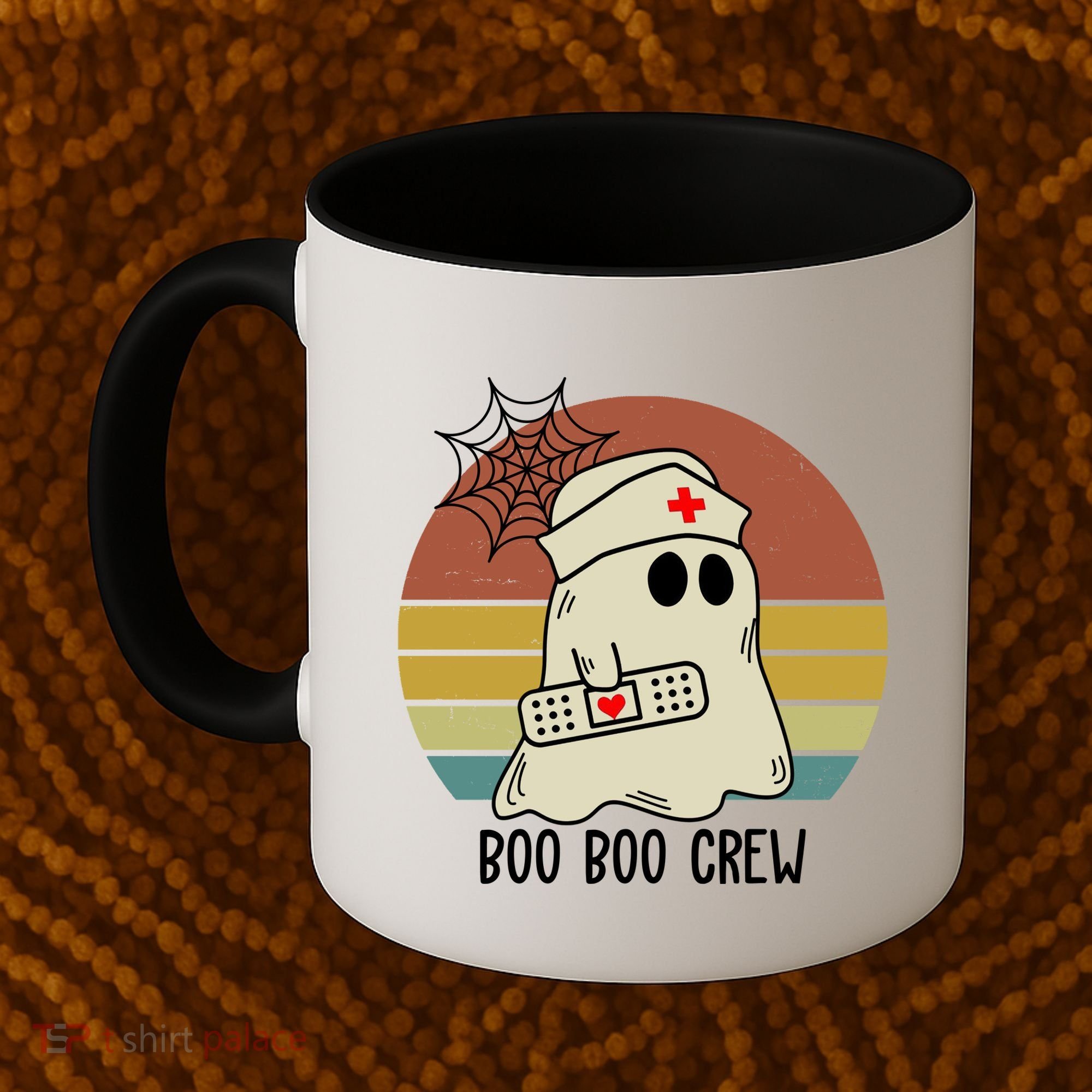 Boo Boo Crew Nurse Halloween Nurse Retro Coffee Mug