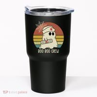 Boo Boo Crew Nurse Halloween Nurse Retro Tumbler thumb 0