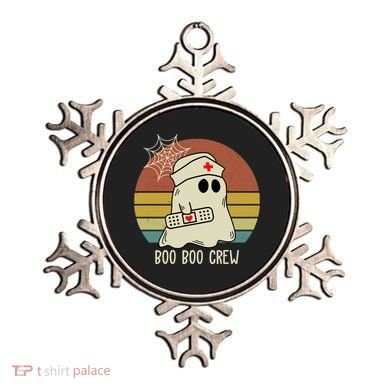 Boo Boo Crew Nurse Halloween Nurse Retro Ornament