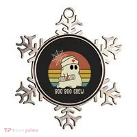 Boo Boo Crew Nurse Halloween Nurse Retro Ornament thumb 0