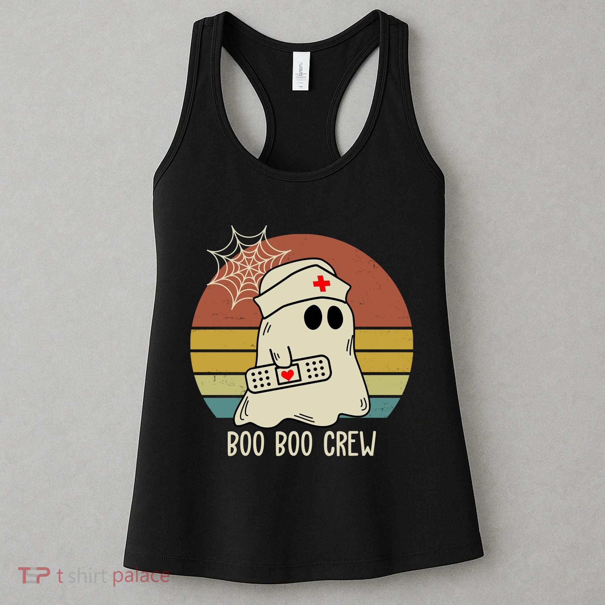 Boo Boo Crew Nurse Halloween Nurse Retro Women's Tank Top
