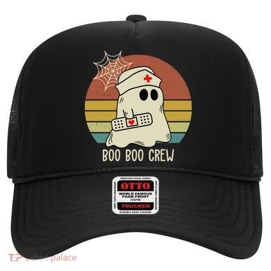 Boo Boo Crew Nurse Halloween Nurse Retro Hat
