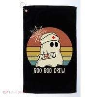 Boo Boo Crew Nurse Halloween Nurse Retro Golf Towel thumb 0