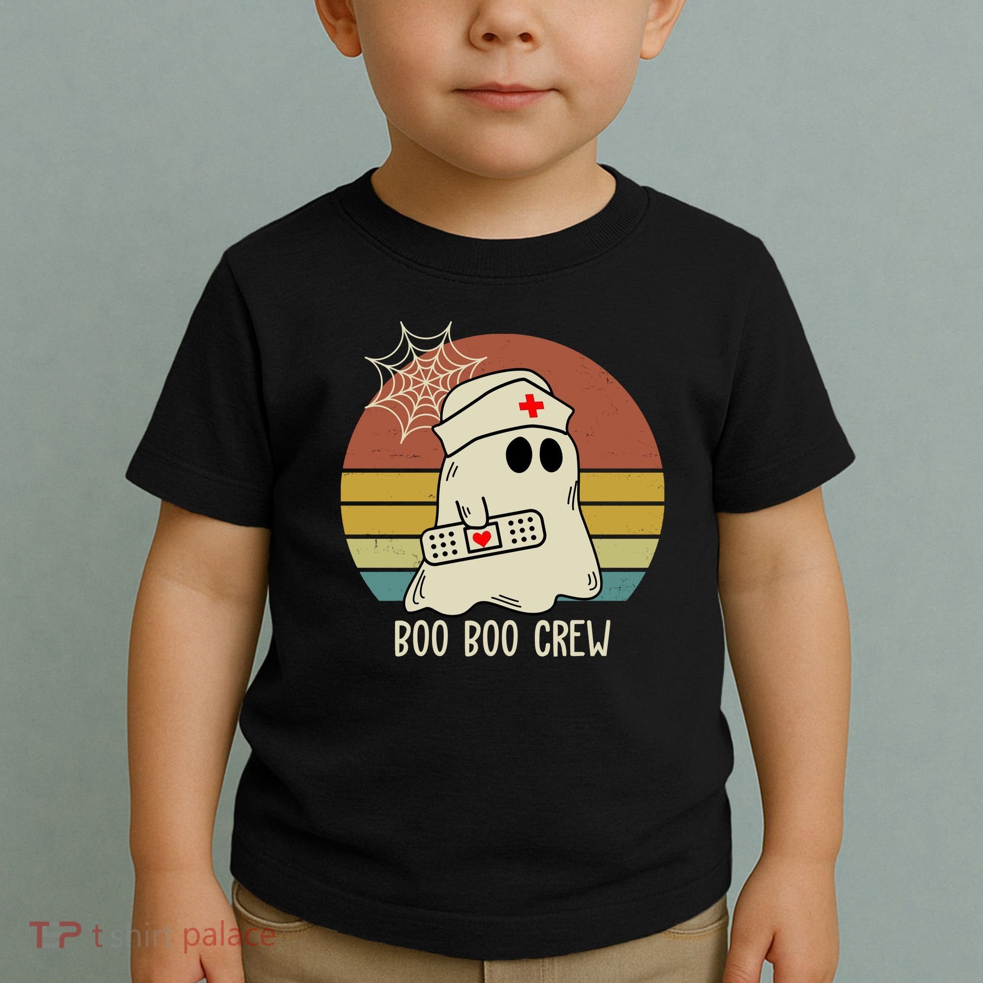 Boo Boo Crew Nurse Halloween Nurse Retro Toddler T-Shirt