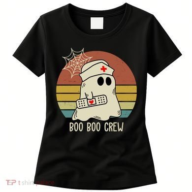 Boo Boo Crew Nurse Halloween Nurse Retro Women's T-Shirt