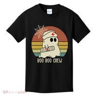 Boo Boo Crew Nurse Halloween Nurse Retro Kids T-Shirt thumb 0