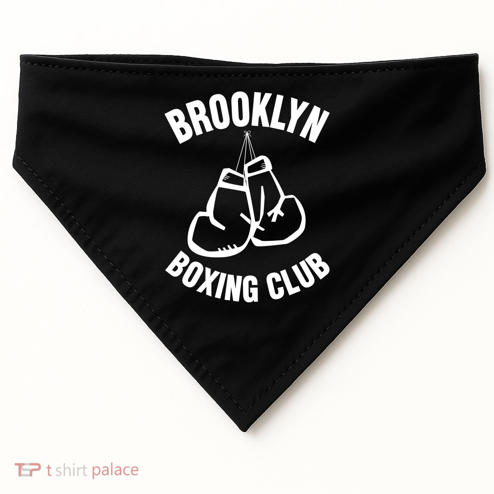 Brooklyn Boxing Club Hanging Gloves Gift USA-Made Doggie Bandana