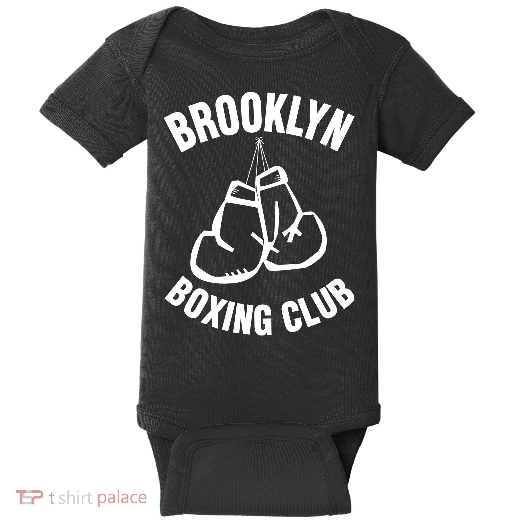 Brooklyn Boxing Club Hanging Gloves Gift Baby Bodysuit