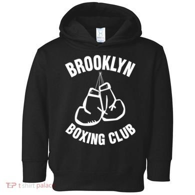 Brooklyn Boxing Club Hanging Gloves Gift Toddler Hoodie