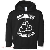 Brooklyn Boxing Club Hanging Gloves Gift Toddler Hoodie thumb 0