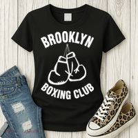 Brooklyn Boxing Club Hanging Gloves Gift Women's T-Shirt thumb 3