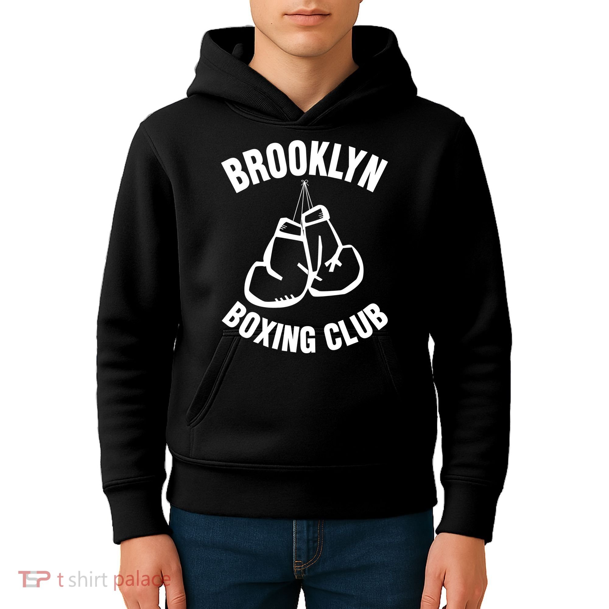 Brooklyn Boxing Club Hanging Gloves Gift Kids Hoodie