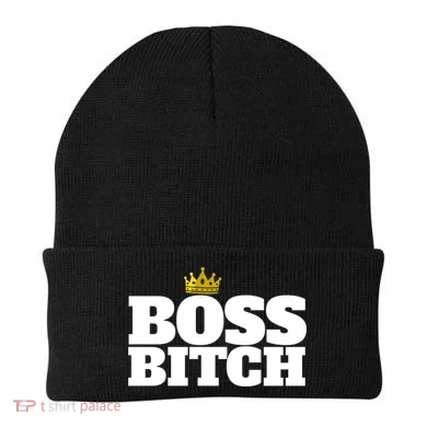 Boss Bitch Cute Gift Beanie