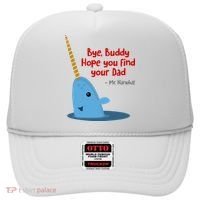 Bye Buddy Christmas  Hope You Find Your Dad Elf Narwhal Hat thumb 0