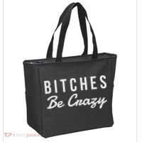 Bitches Be Crazy Novelty Gift Tote Bag thumb 2