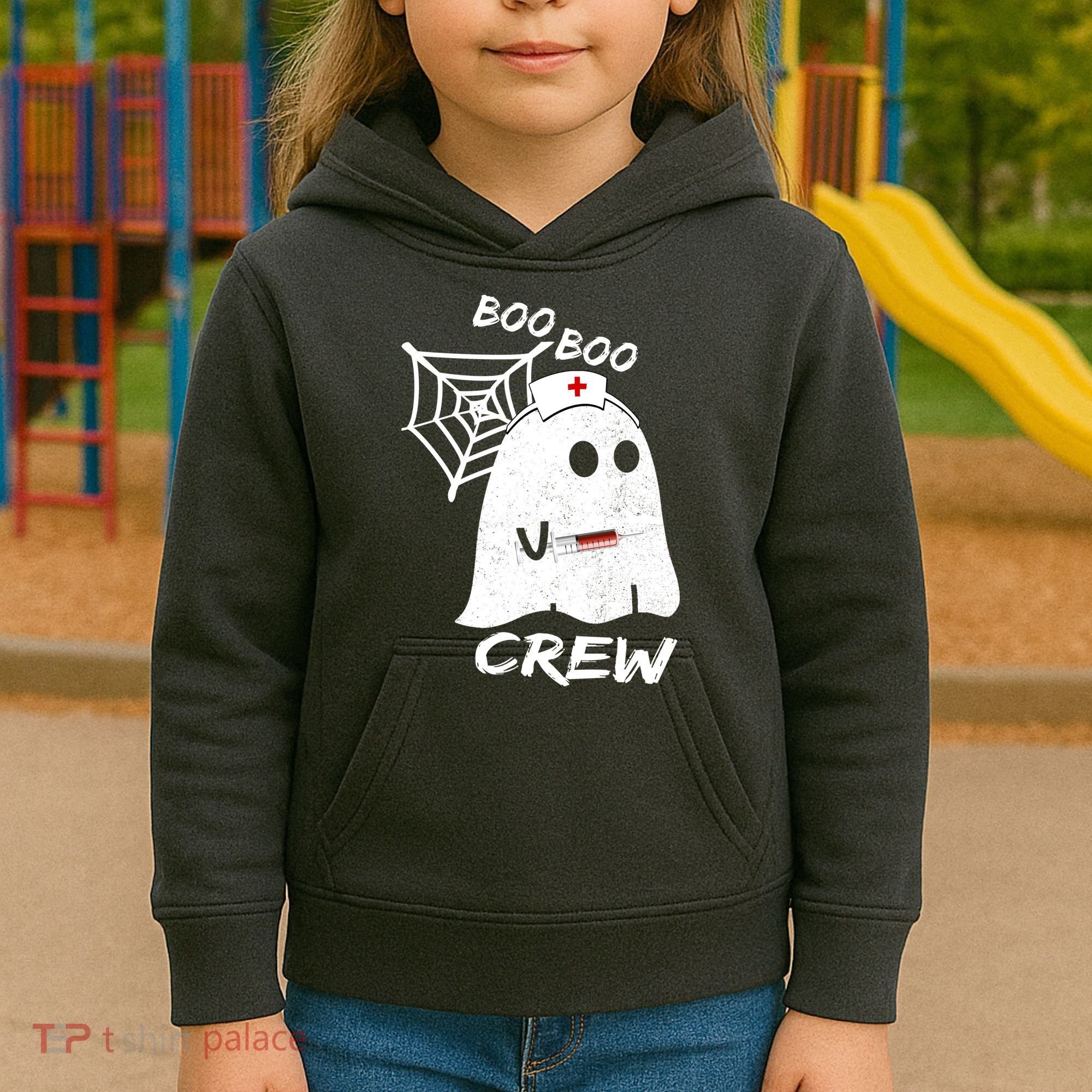 Boo Boo Crew Nurse Kids Hoodie