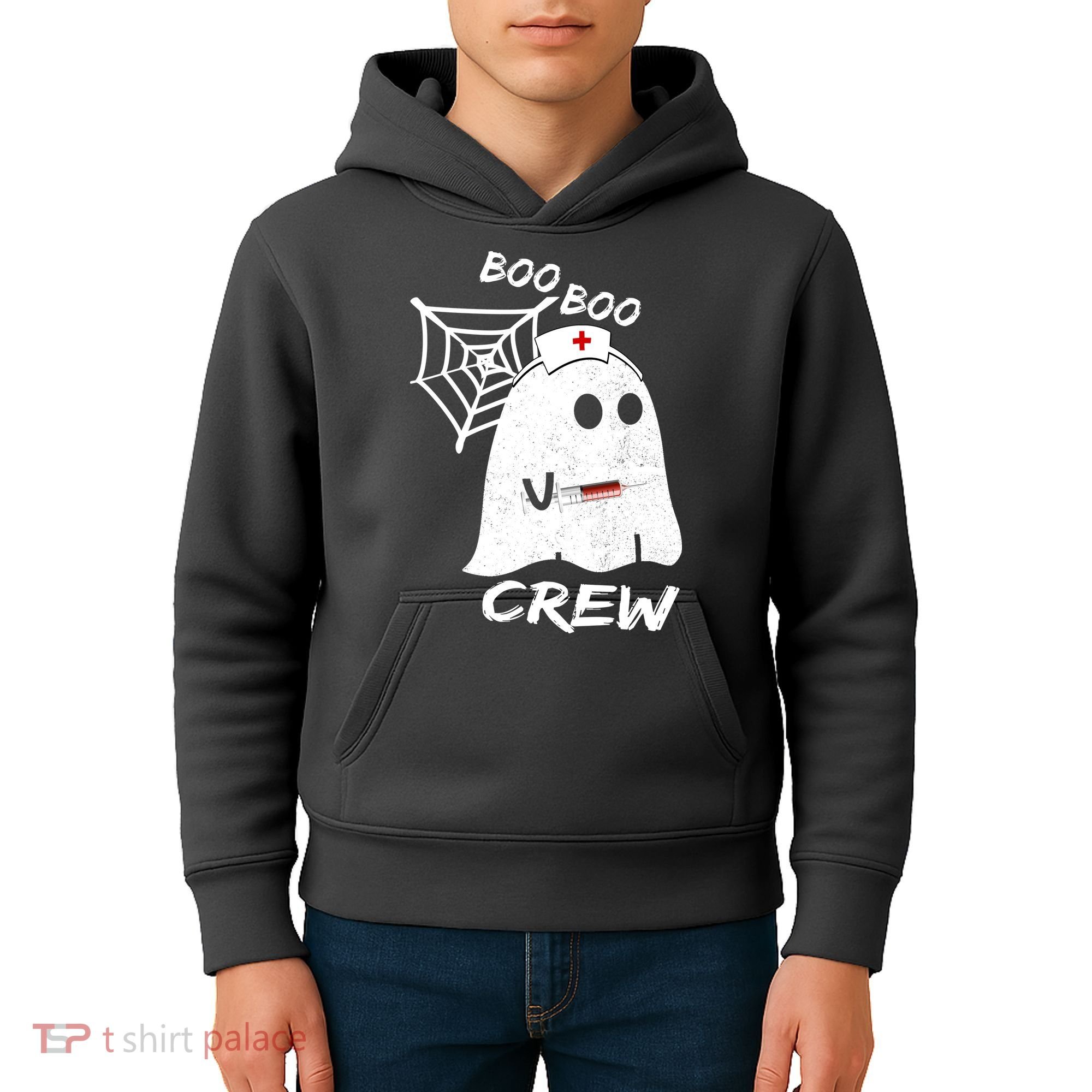 Boo Boo Crew Nurse Kids Hoodie