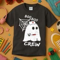 Boo Boo Crew Nurse Kids T-Shirt thumb 3