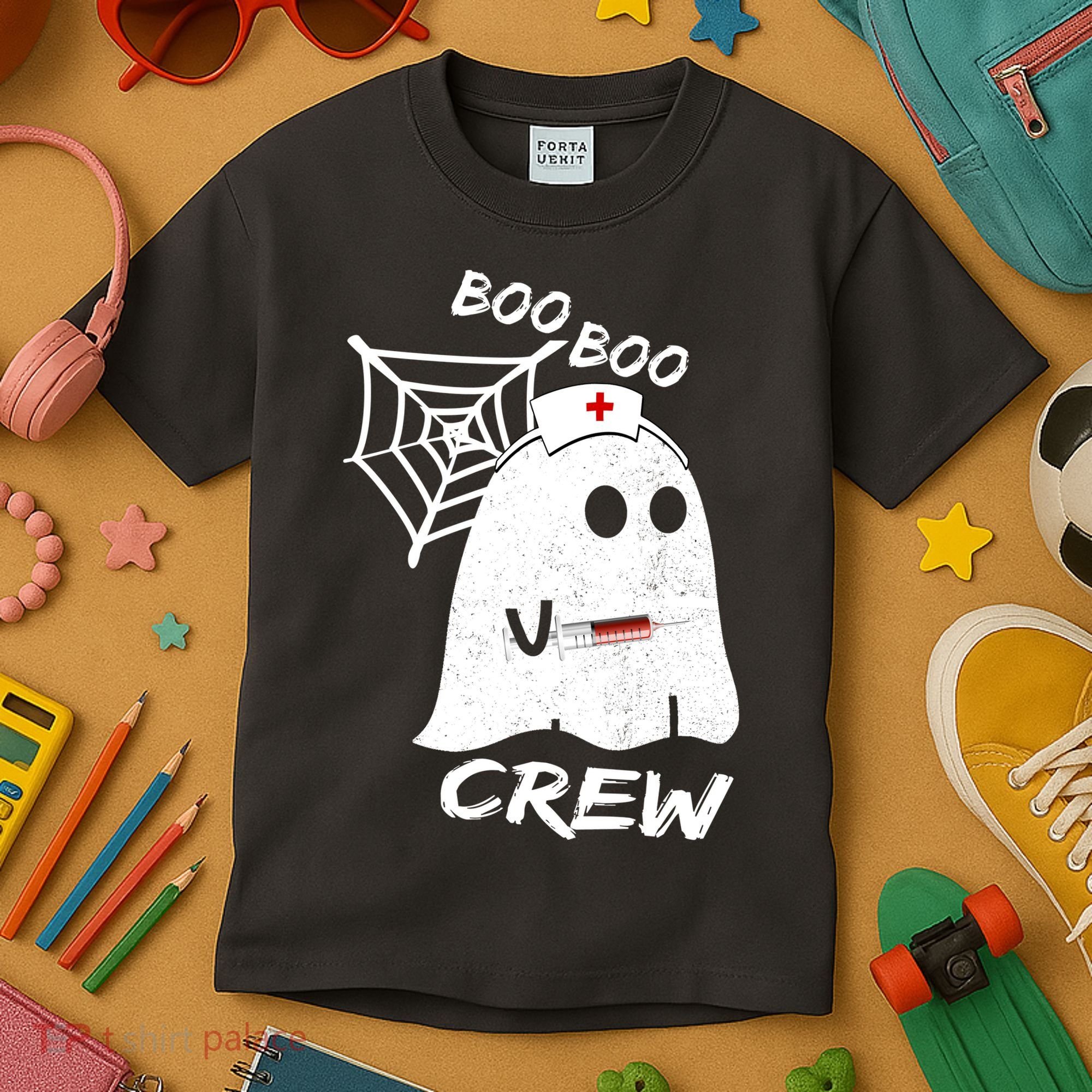 Boo Boo Crew Nurse Kids T-Shirt