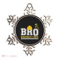 Brother Birthday Crew Construction Birthday Party Ornament thumb 0