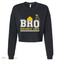 Brother Birthday Crew Construction Birthday Party Cropped Pullover Crew thumb 0