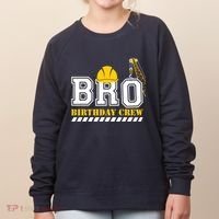 Brother Birthday Crew Construction Birthday Party Women's Sweatshirt thumb 0