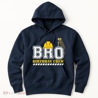 Brother Birthday Crew Construction Birthday Party Hoodie thumb 0