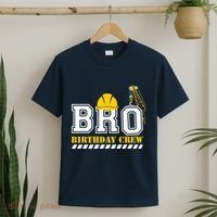 Brother Birthday Crew Construction Birthday Party T-Shirt thumb 2