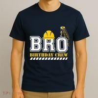 Brother Birthday Crew Construction Birthday Party T-Shirt thumb 3