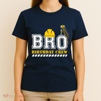 Brother Birthday Crew Construction Birthday Party T-Shirt thumb 4