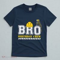 Brother Birthday Crew Construction Birthday Party T-Shirt thumb 5