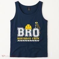 Brother Birthday Crew Construction Birthday Party Tank Top thumb 2