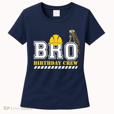 Brother Birthday Crew Construction Birthday Party Women's T-Shirt