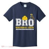 Brother Birthday Crew Construction Birthday Party Kids T-Shirt thumb 0