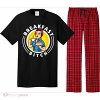 Breakfast Bitch Cool Gift Pajama Set thumb 0