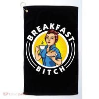 Breakfast Bitch Cool Gift Golf Towel thumb 0
