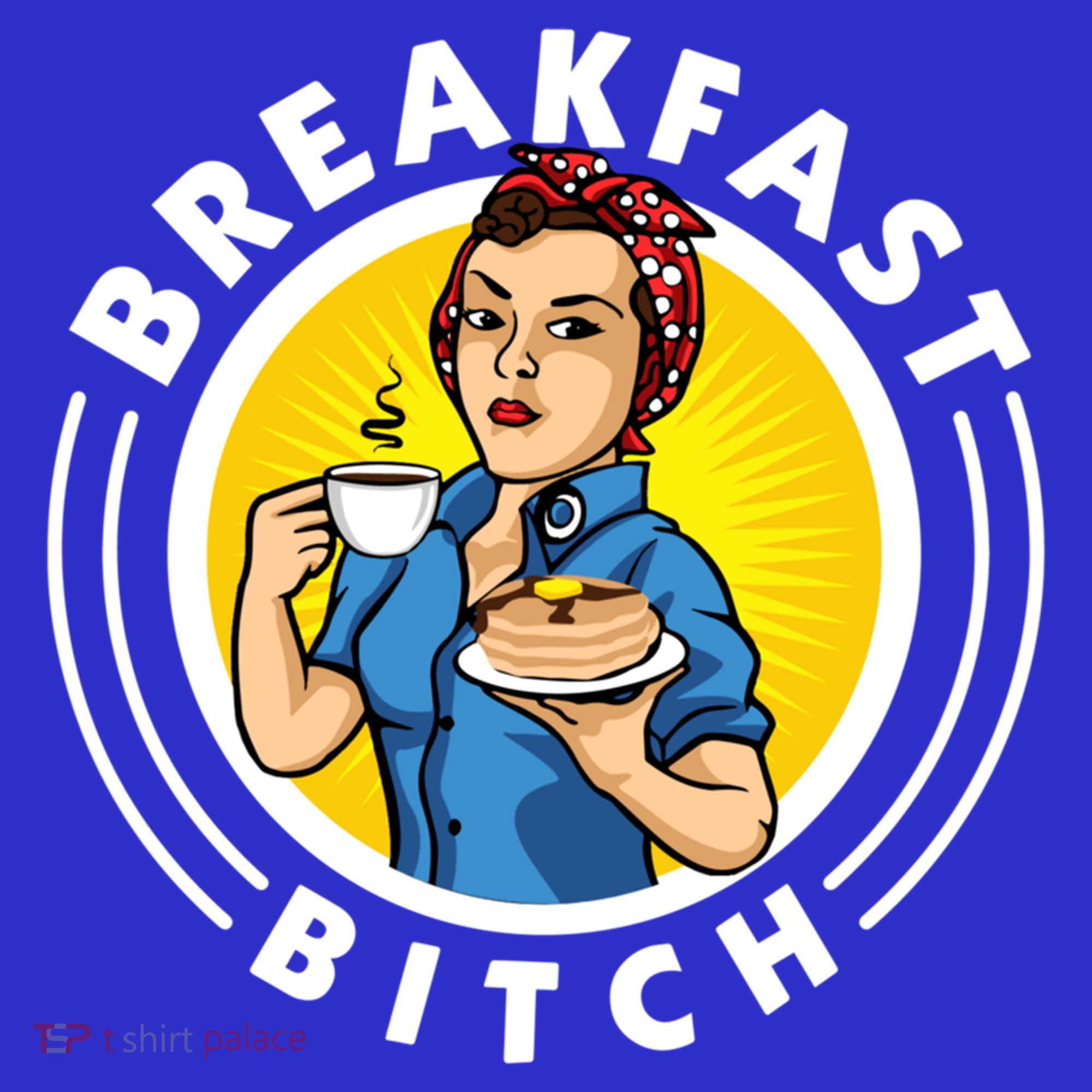 Breakfast Bitch Cool Gift Polo
