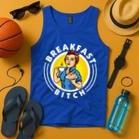 Breakfast Bitch Cool Gift Tank Top thumb 4